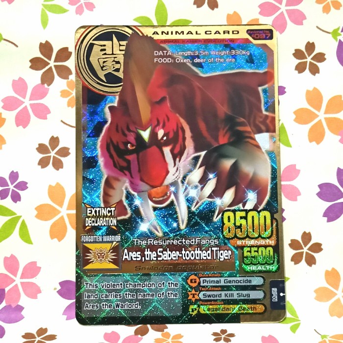 animal kaiser gold ares the saber toothed tiger evo 1