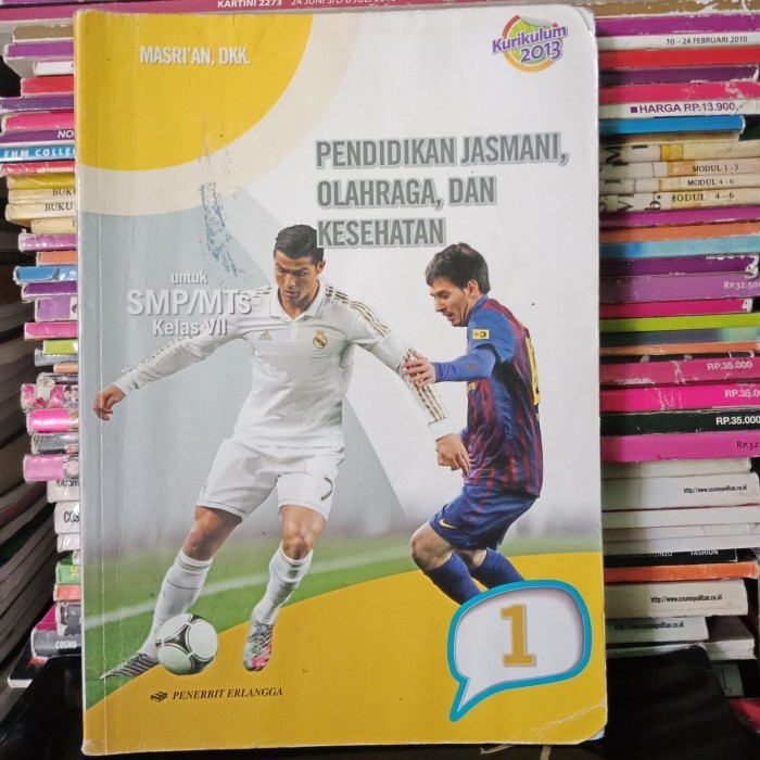 Buku Pendidikan Jasmani Olahraga Dan Kesehatan Jilid 1 Untuk Smp Kelas VII Original Preloved