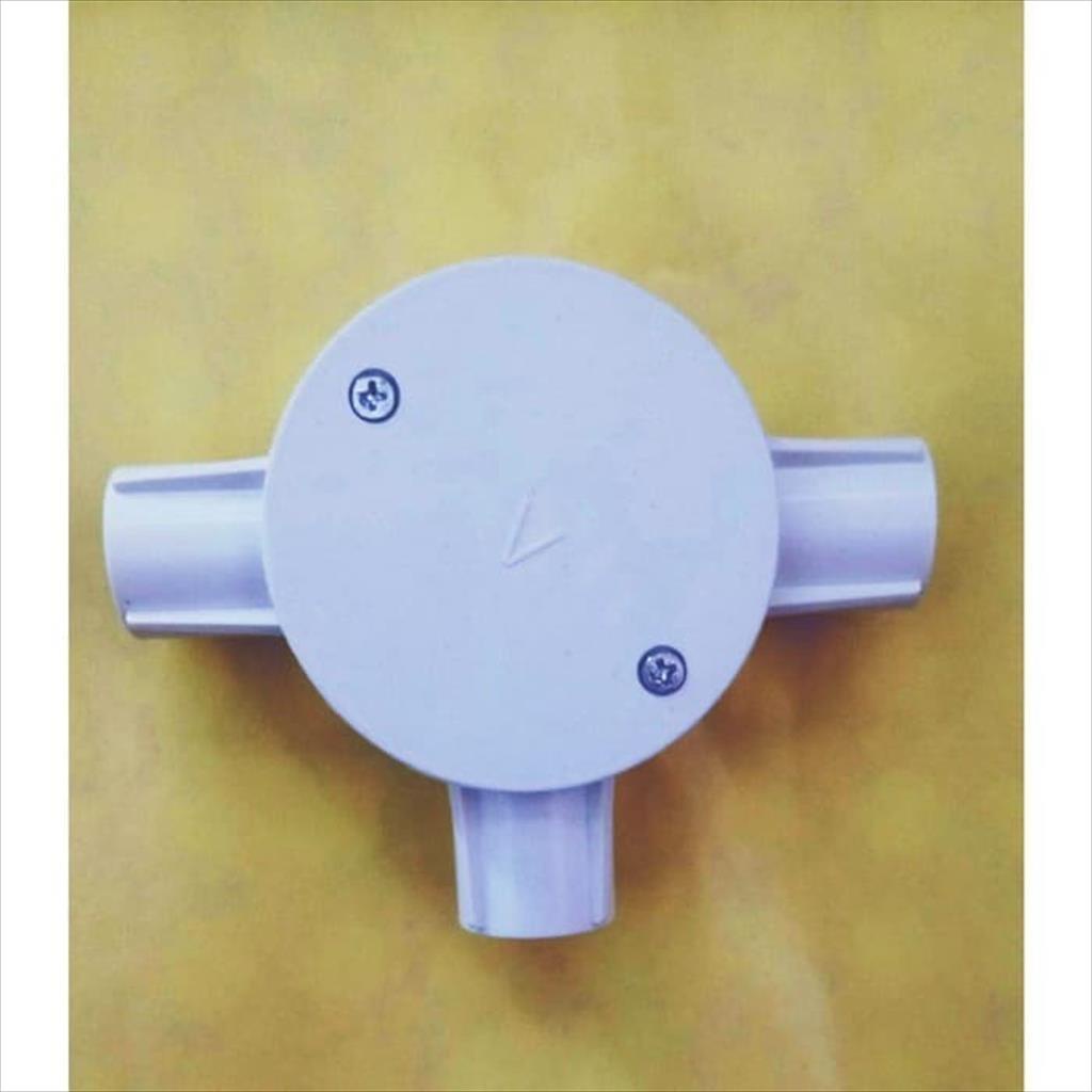 

T dus / Tdus / Tedus 20mm CABANG 3 POLOS Putih DV TD 03 TD 30 KUALITAS TERBAIK SBJ