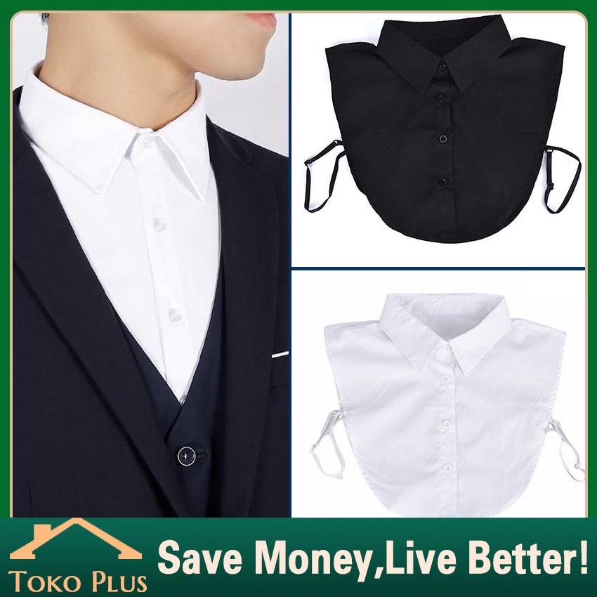 Fake Collar Wanita Pria  Kerah Kemeja Palsu Unisex