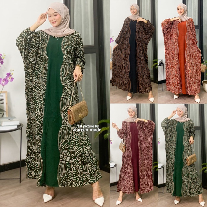best -Kaftan modern gamis kaftan terbaru dress muslim wanita - Bata