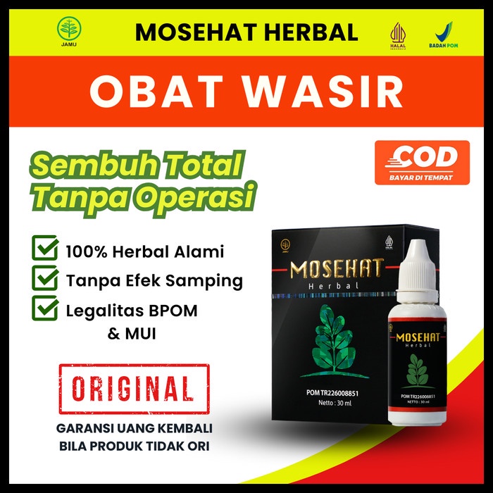 Promo Mosehat Herbal Obat Wasir Ambeien Original Ampuh