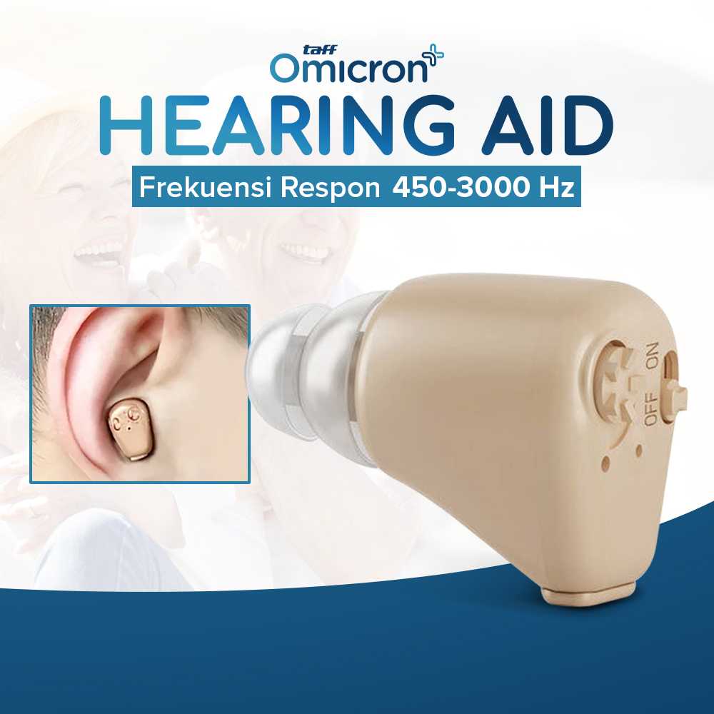 Hearing Aid Alat Bantu Dengar Pendengaran TaffOmicron Original