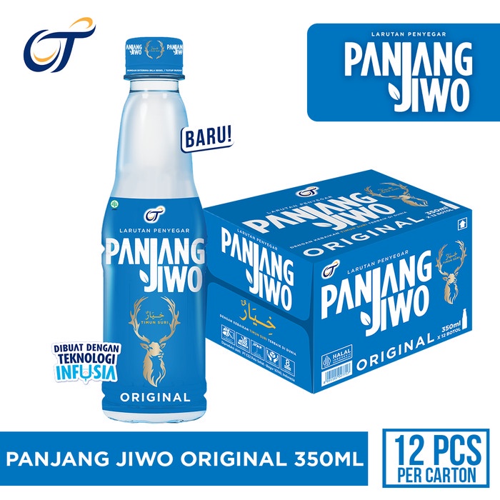 

[Big Sale] Larutan Penyegar Panjang Jiwo Original 350ml - [1 Karton Isi 12 Pcs]