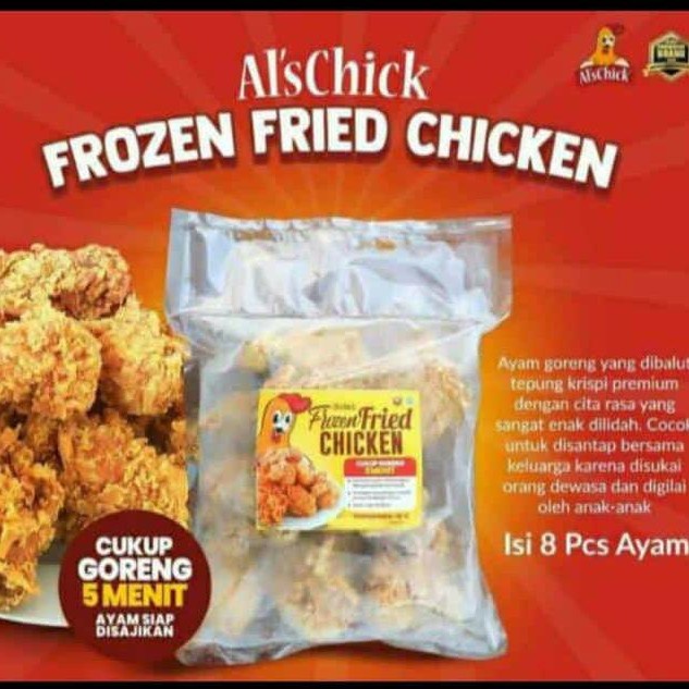 

[Big Sale] Frozen Fried chicken gurih crispy tepung premium isi 8 potong