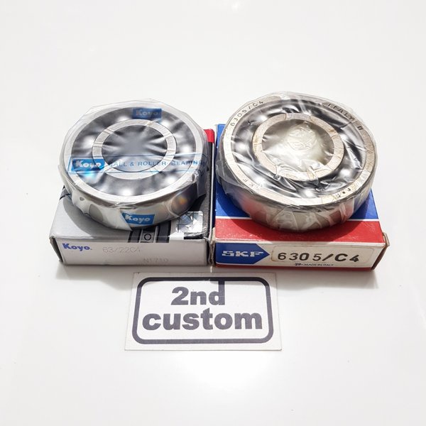 READY Klaher kruk as set sepasang kanan kiri NSR 150 R RR Astra SP Mio Fino Nouvo SKF 6305 C4 italy 