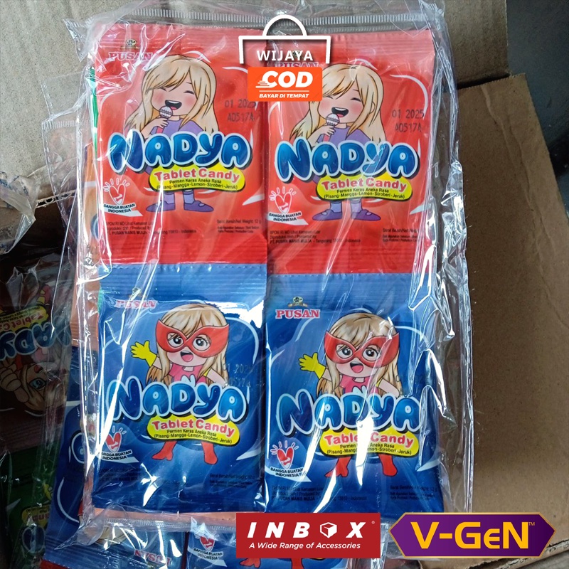 

Pusan Nadya Tablet Candy 1 pack isi 20 pcs