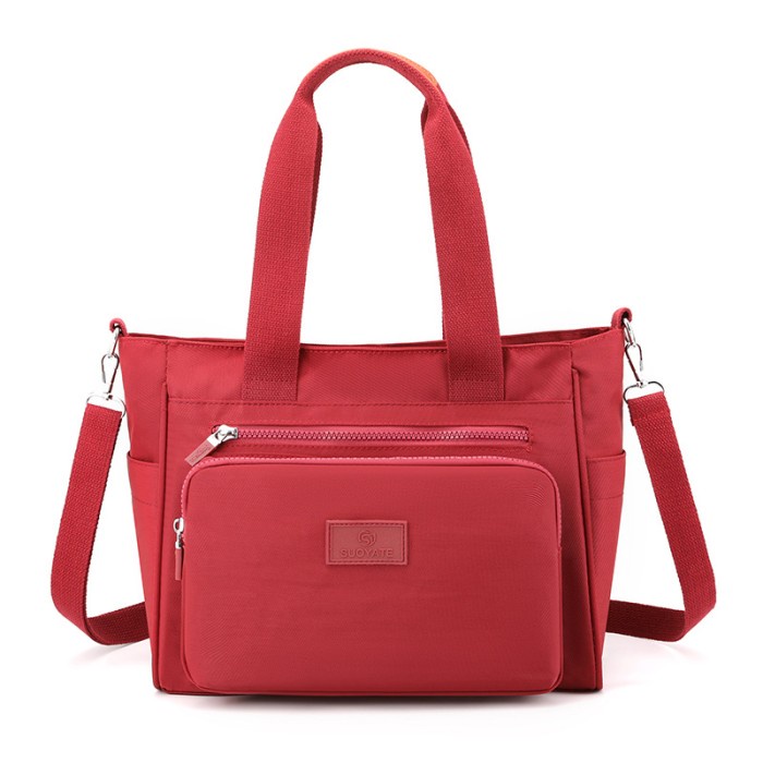 Tas jinjing wanita tas selempang ori slingbag hand bag - suoyate 1062 - Red Rose