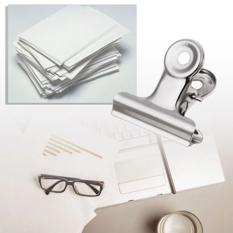 

Kiara Paper Clips Logam Silver 22 31 mm / 3 Pcs Paper Clips 22mm 5 Pcs Paper Clips 31 mm / Logam Klip Makanan Tas Penyegelan Penjepit File Tiket Binder Foto Uang Organizer / Klip Binder Logam Lipat Penjepit Dokumen Alat Tulis Sekolah Kantor