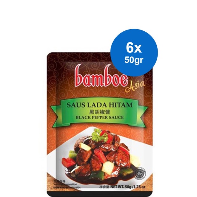 

Bamboe Bumbu Lada Hitam 50 g x 6