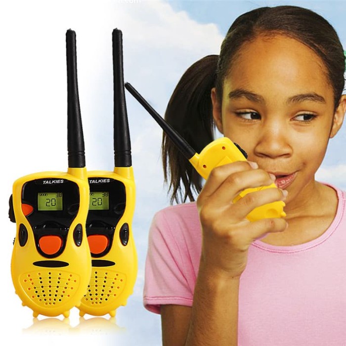 Mini Walkie Talkie Mainan Kado Anak 1 Pasang HT Telepon