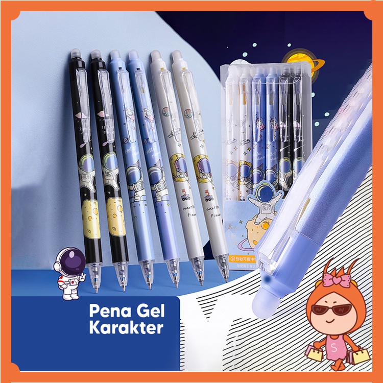 

Reseller Welcome - S6080 Pena Gel Karakter / Pena Aesthetic Edition Kartun / Erasable Gel Pen / Pulpen Kartun Karakter Lucu yang Bisa Dihapus