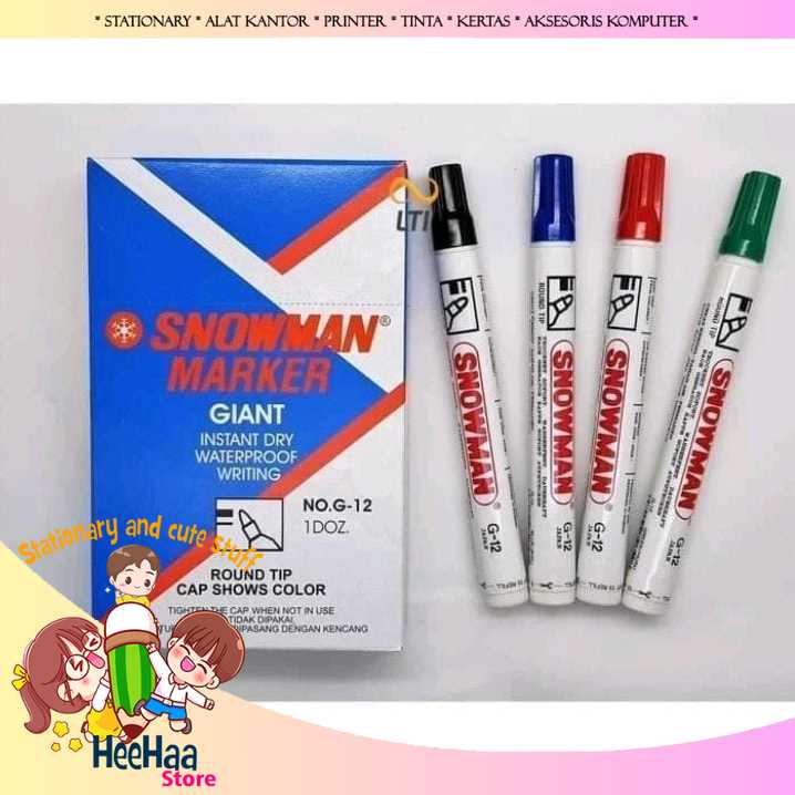 

Snowman Permanent Marker G-12