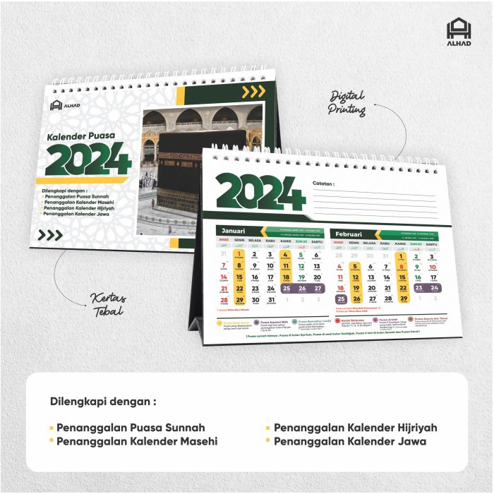 

Kalender Meja 2024 I Kalender Puasa Sunnah I Penanggalan Lengkap - 1 sisi