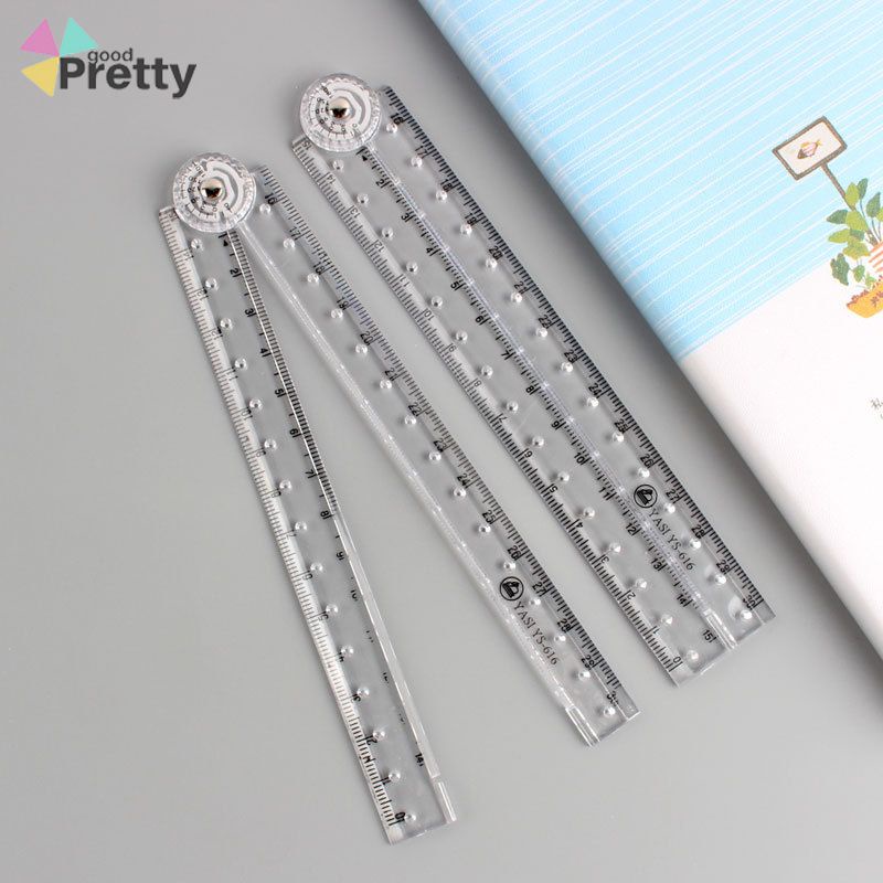 

Lipat Transparan Penguasa Lurus Akrilik Kreatif Skala Sederhana Penguasa Menggambar Siswa PD