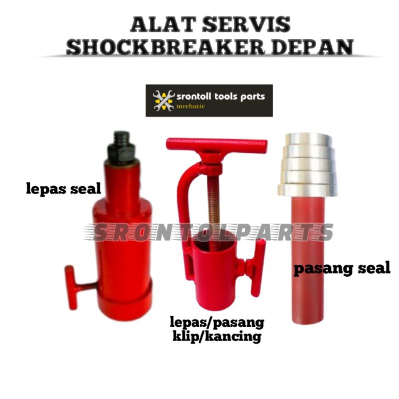 Paket Alat servis shockbreaker depan motor treker shock depan treker buka sil seal sok depan motor