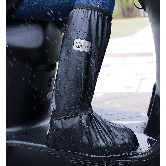 Jas Hujan Shoes Cover Sepatu Anti Air Waterproof Touring Motor PVC LBX