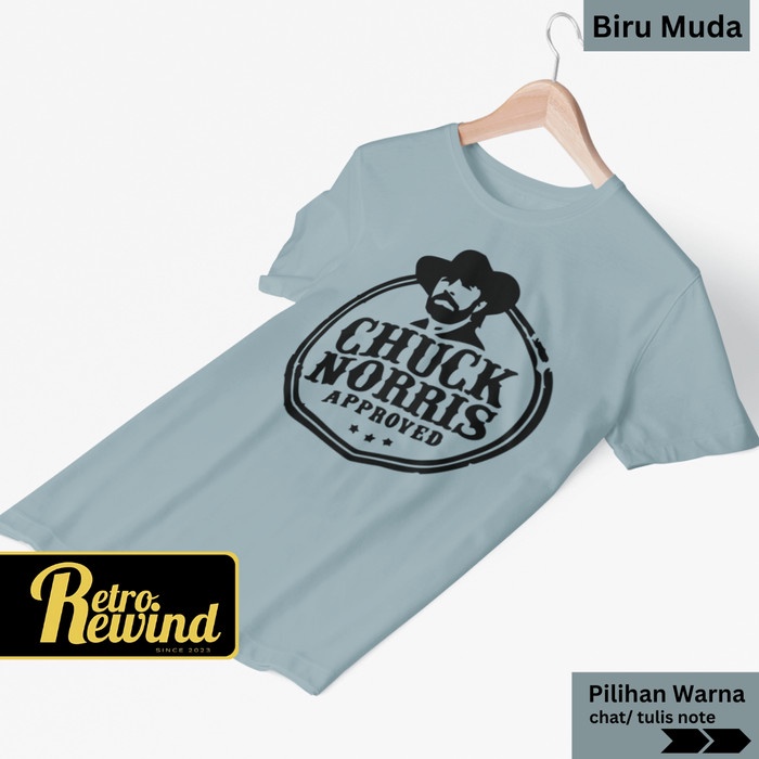 Kaos F1LM TOKOH CHUCKNORRIS Size S - 7XL BigSize & Kaos Anak 2-13 Thn Premium