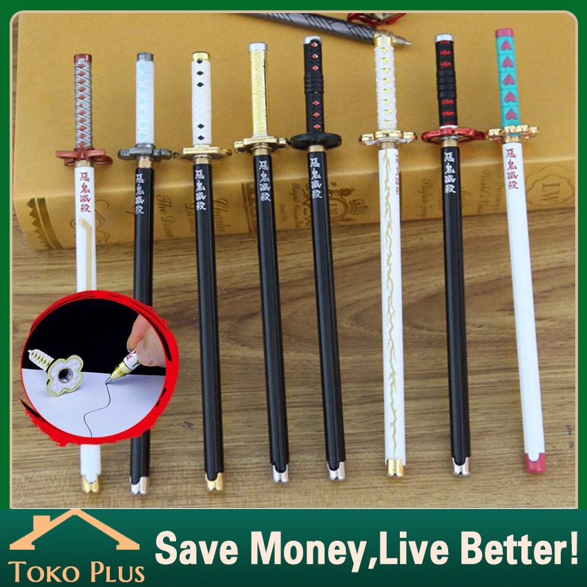 

ATK9 Pena pulpen pedang Sword demon slayer Pen Anime Demon Slayer Kimetsu no Yaiba