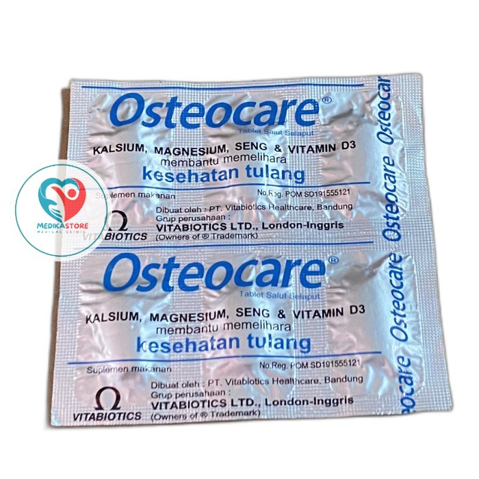 (murah)- osteocare strip 6 tablet original -100% original