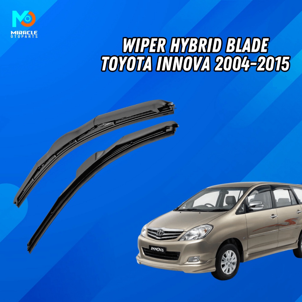 Wiper Hybrid Blade Toyota Kijang Innova Lama 2004 - 2015 / Wiper Blade Hybrid 1 Set (Kiri dan Kanan)