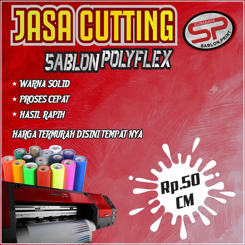 

JASA CUTTING Stiker High Quality Sticker