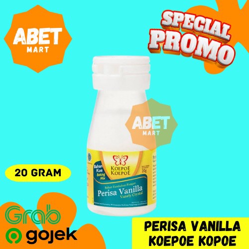 

Perisa Koepoe Vanilla Crystal 20 Gr - Vanila 20Gr Kupu Vanilli Vanili