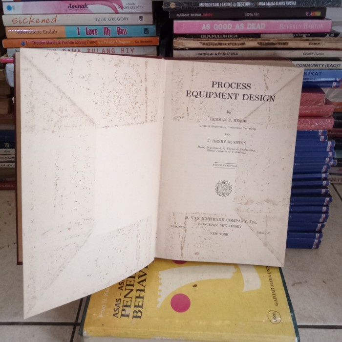 ORI BUKU PROCESS EQUIPMENT DESIGN NITH PRINTING