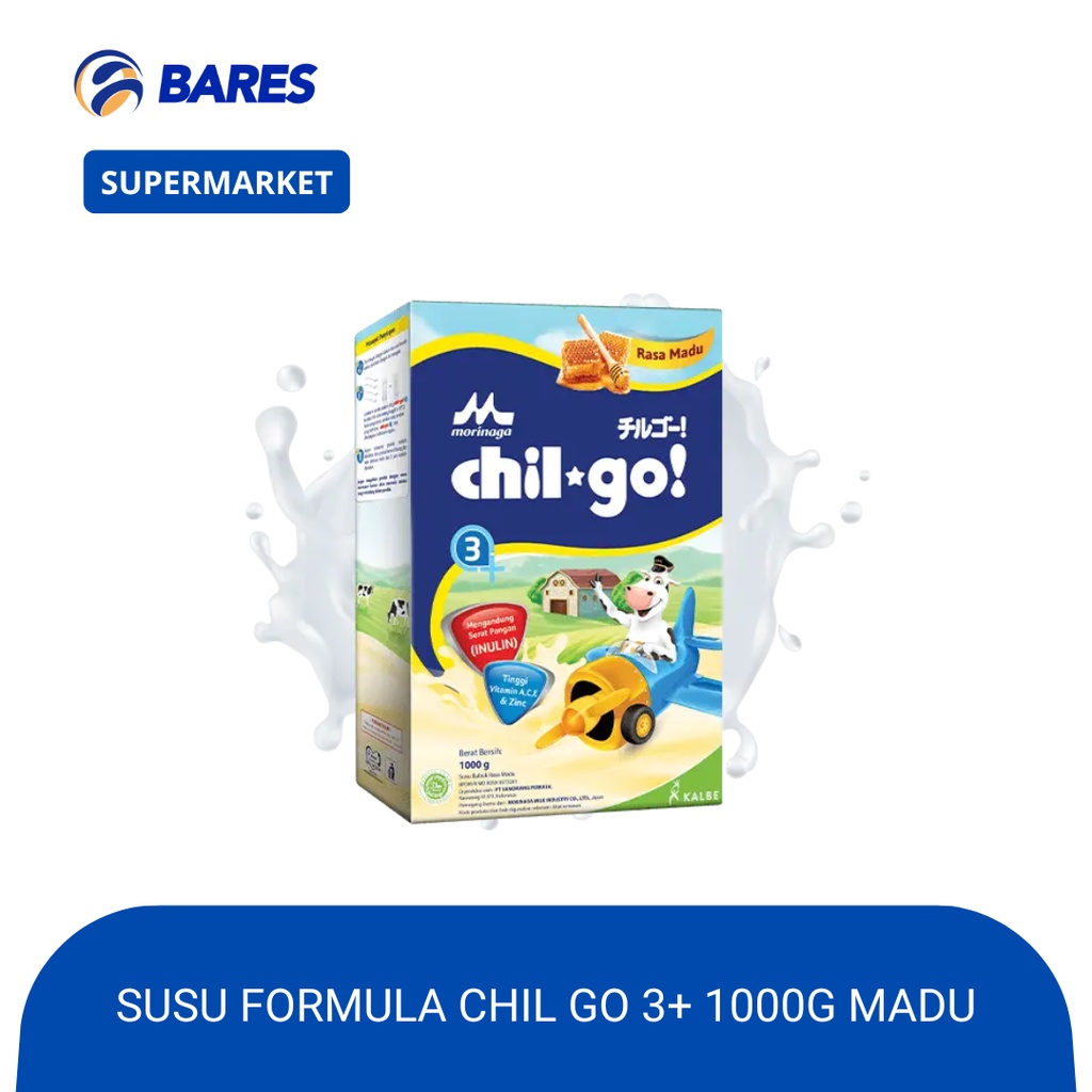 

Morinaga Chil Go 3+ Susu Formula 1000 Gram Rasa Madu