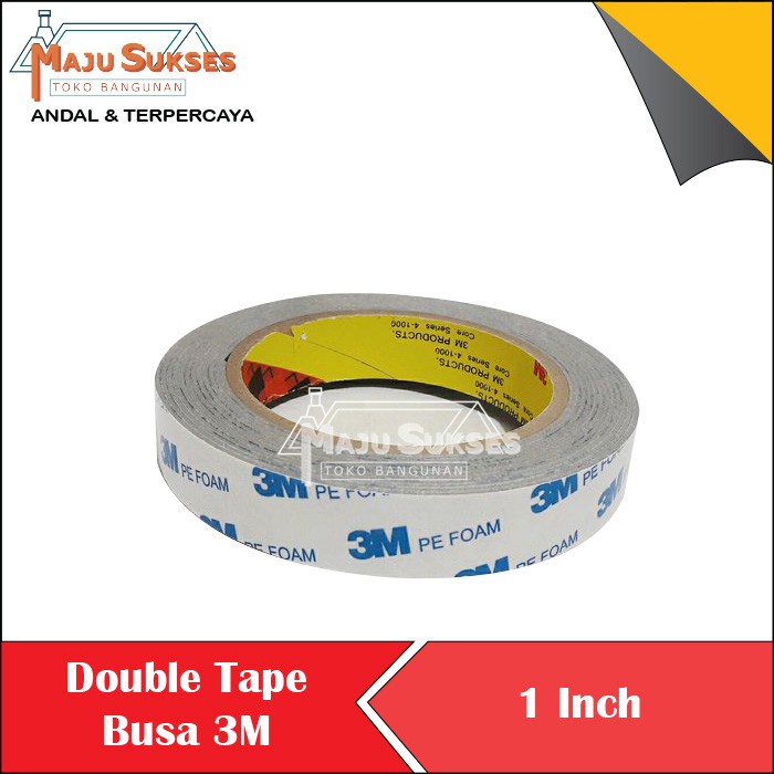 

Isolasi Solasi Double Tape 1" inch 3M PE Foam Murah