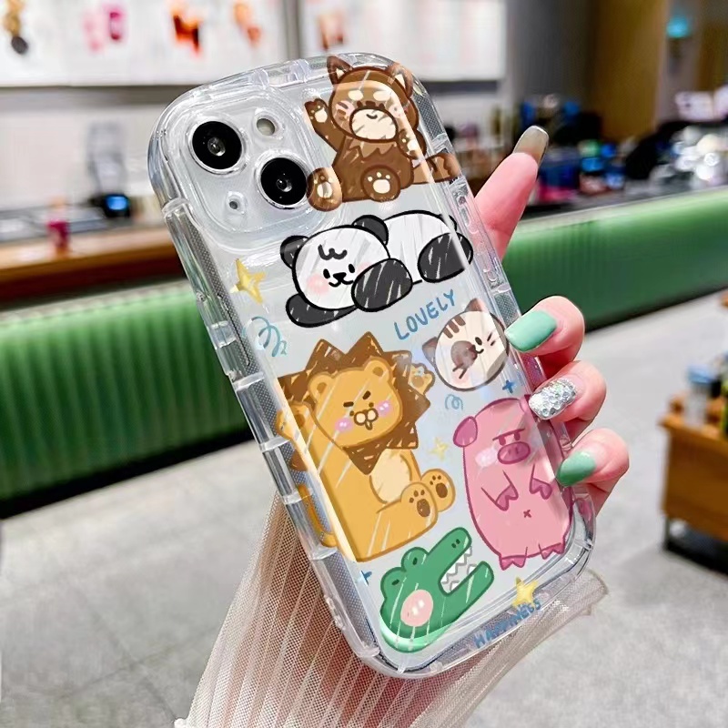 Soft Shockproof Cute Little Animals Phone Case is Suitable For Samsung A30/A20/A205/A305/M10S/A32/A3