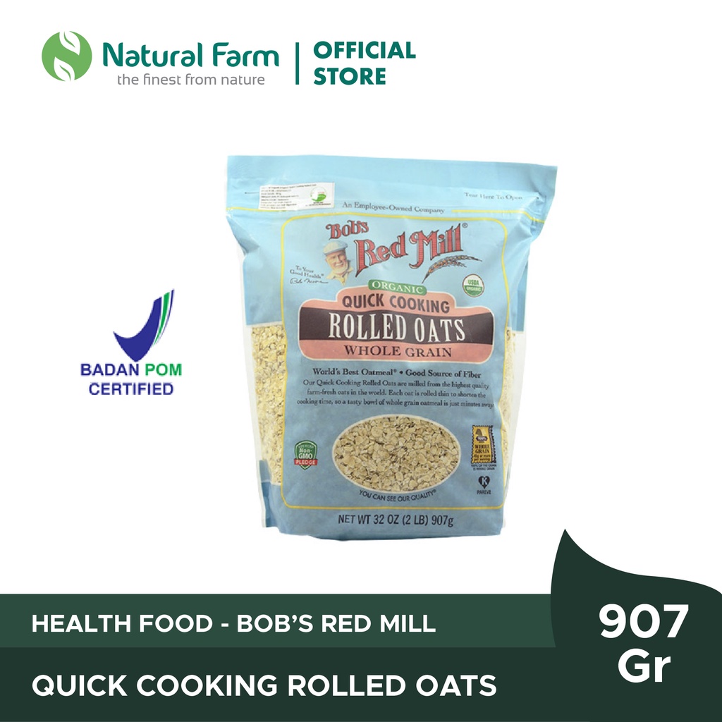 

Bob's Red Mill Organic Cooking Rooled Oats 32 Oz - 907gr