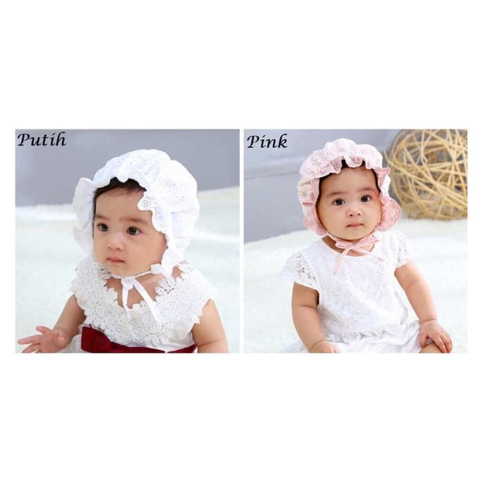 Topi Kupluk Bayi/Topi Anak Cewek Imut