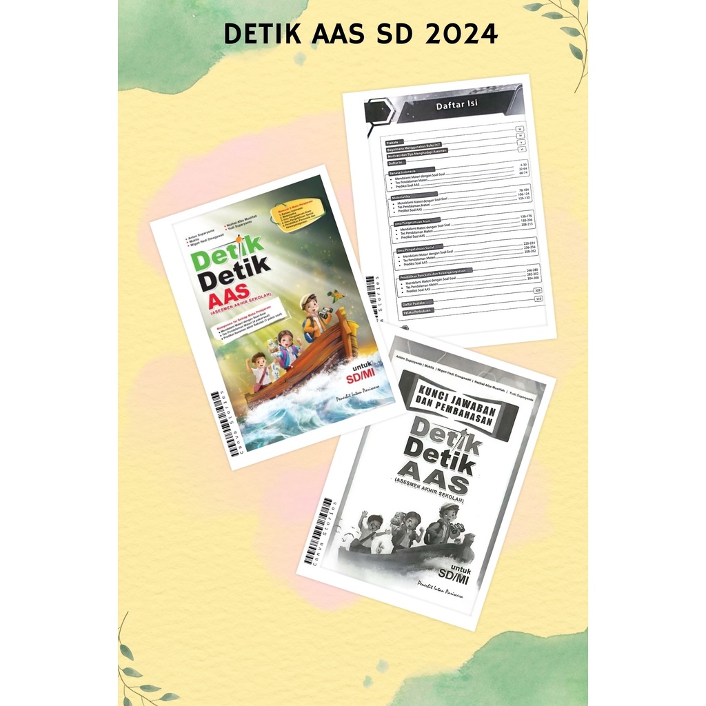 Buku Detik Detik AAS SD 2023/2024 Intan Pariwara TERBARU