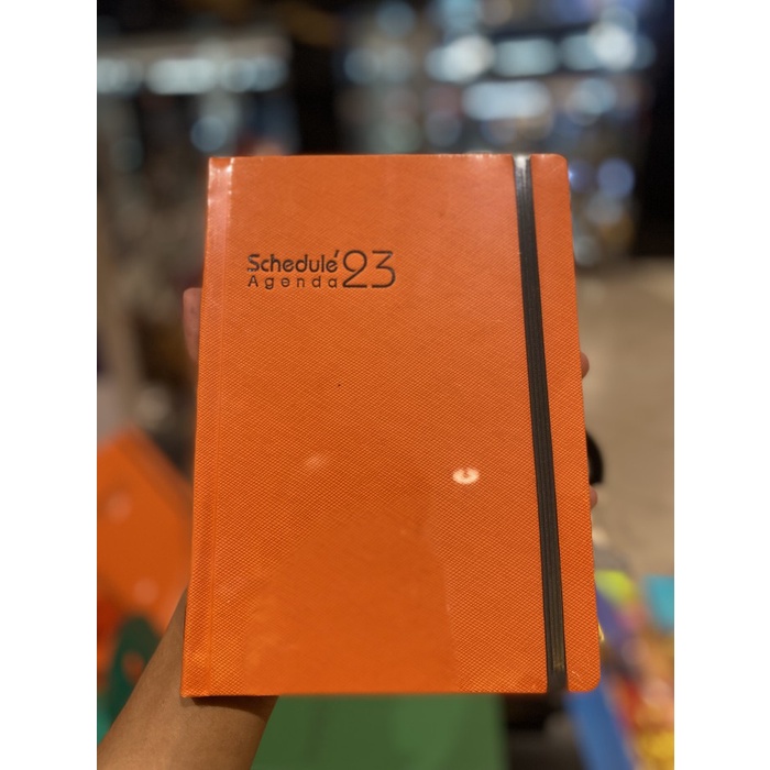 

BUKU AGENDA SCHEDULE | BUKU AGENDA PLANNER UKURAN B5 AGENDA TAHUNAN - Orange, TAHUN 2024