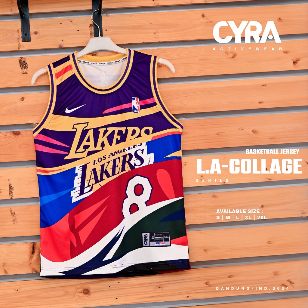JERSEY BASKET LAKERS LA KOBE BRYANT #24 - COLLAGE