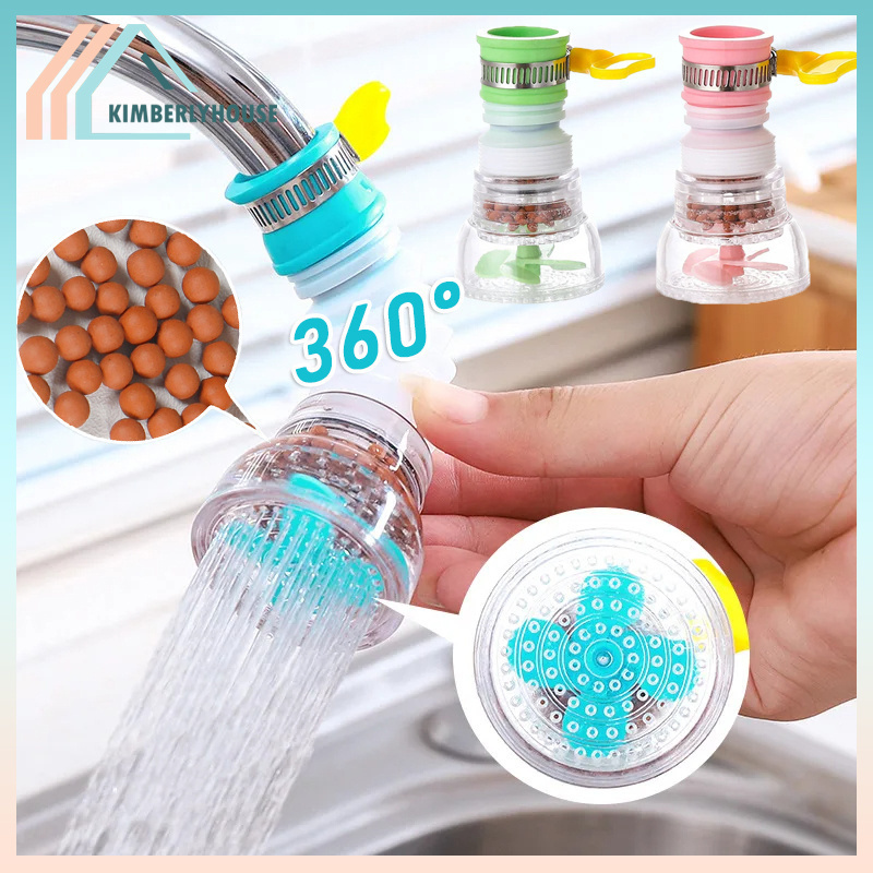 Sambungan Keran Air Flexible 360 Derajat Anti Splash Dispenser Filter Kepala Saring Shower Saringan