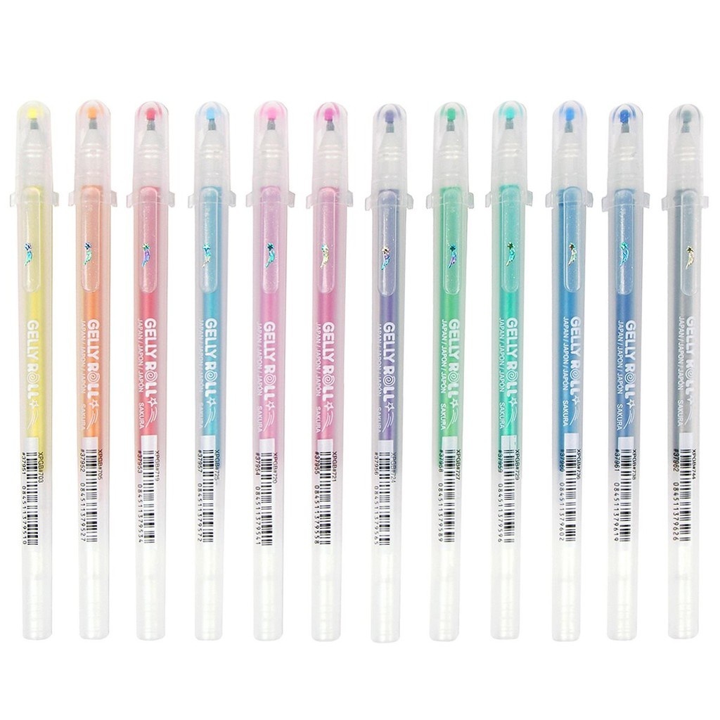 

Sakura Gelly Roll Pen Stardust Satuan Pena Ballpoint Gel Warna Gliter Myarts