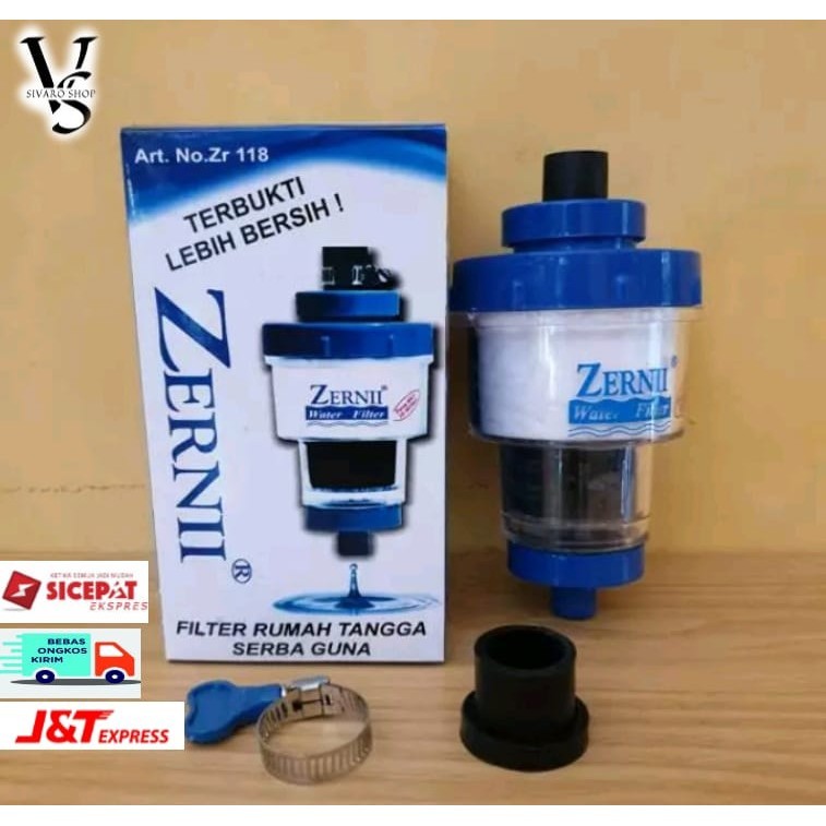 Alat Penjernih Air Zernii Water Filter Saringan Air Filter Air Saringan Kran Air Penyaring Zernii