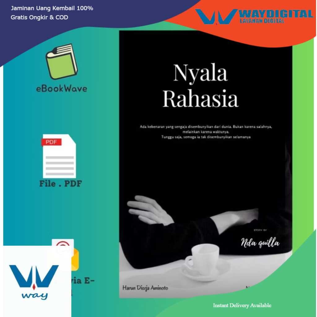 

Nyala Rahasia by Nda Quilla Book BEST SELLER (Bahasa Indonesia)