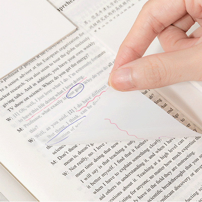 

Tanda kunci koreksi kesalahan warna stiker label post-it transparan dapat ditulis N kali Transparent Lembar StickyUntuk Kantor / Sekolah/ Plastik Dapat Ditulis—Hibio Present