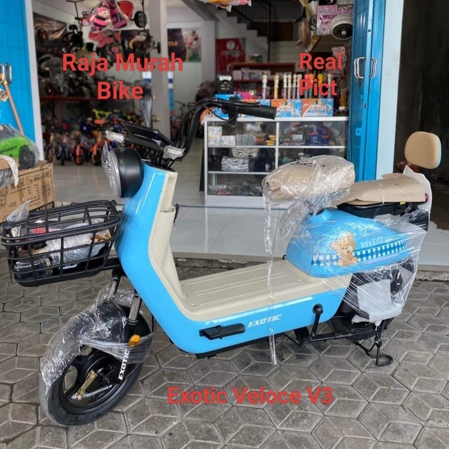 Sepeda Listrik Exotic Veloce V3 Bergaransi Sepeda Listrik Veloce V3 Exotic