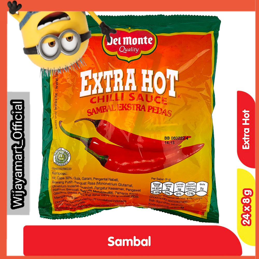 

Del Monte Sambal Ekstra Pedas 24 x 8 g