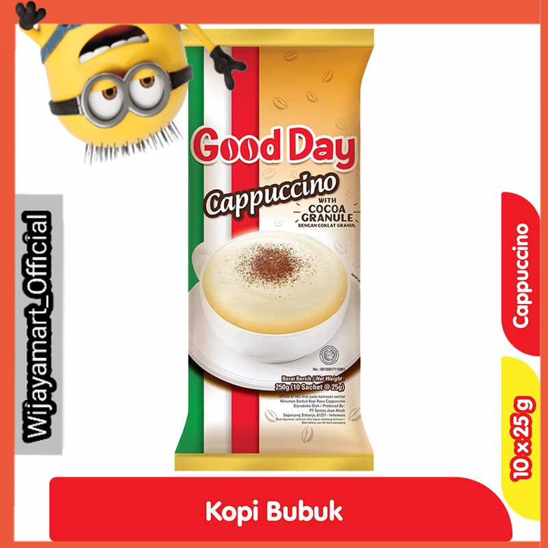 

Good Day Kopi Instan Cappuccino 10 x 25 g