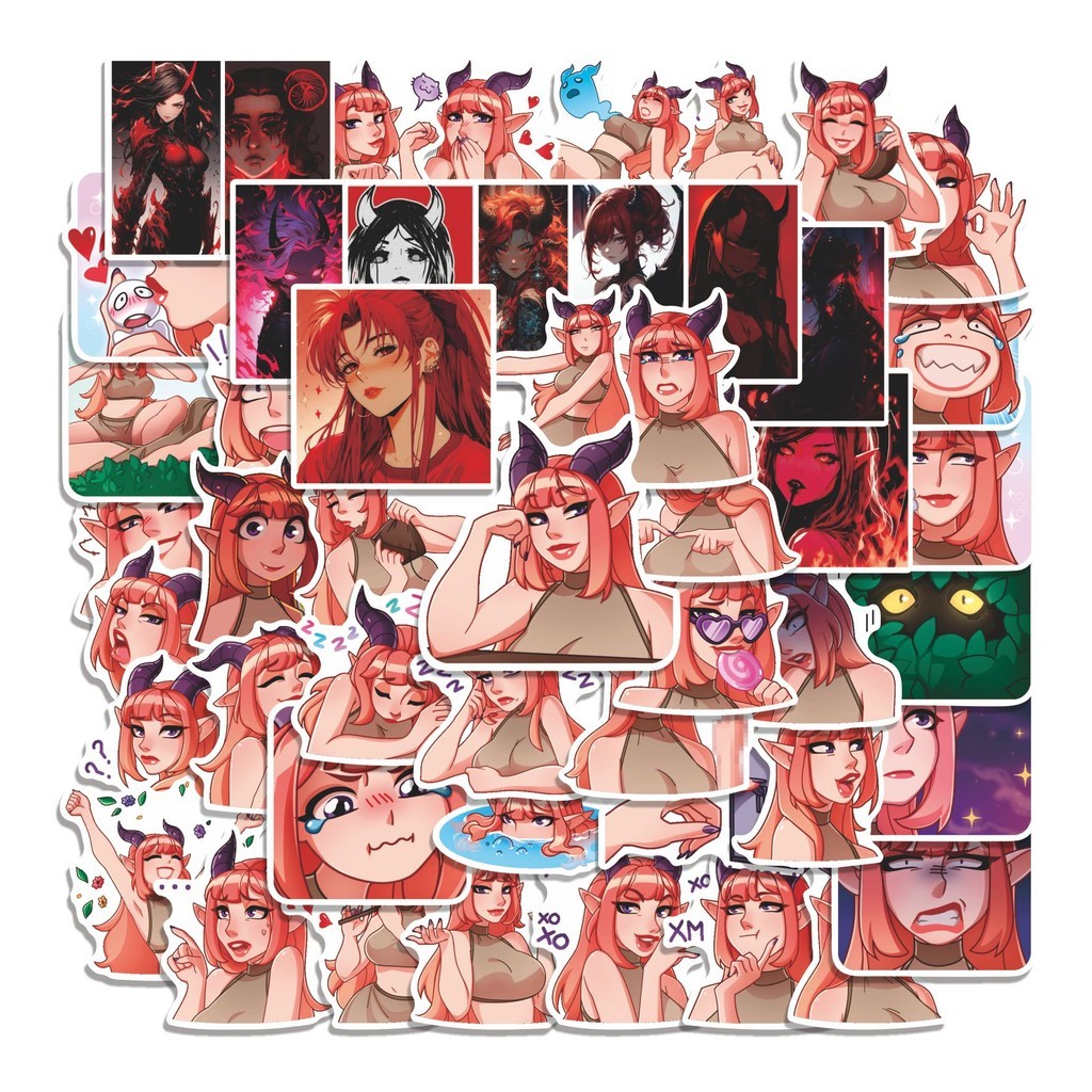 

COD 50 Pcs Stiker MEDEA Lucu Anti Air Untuk Dekorasi Notebook Sepeda Skateboard Handphone