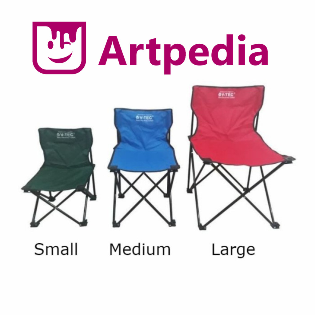 KURSI LIPAT KECIL OUTDOOR V-TEC  / KURSI LIPAT OUTDOOR PORTABLE