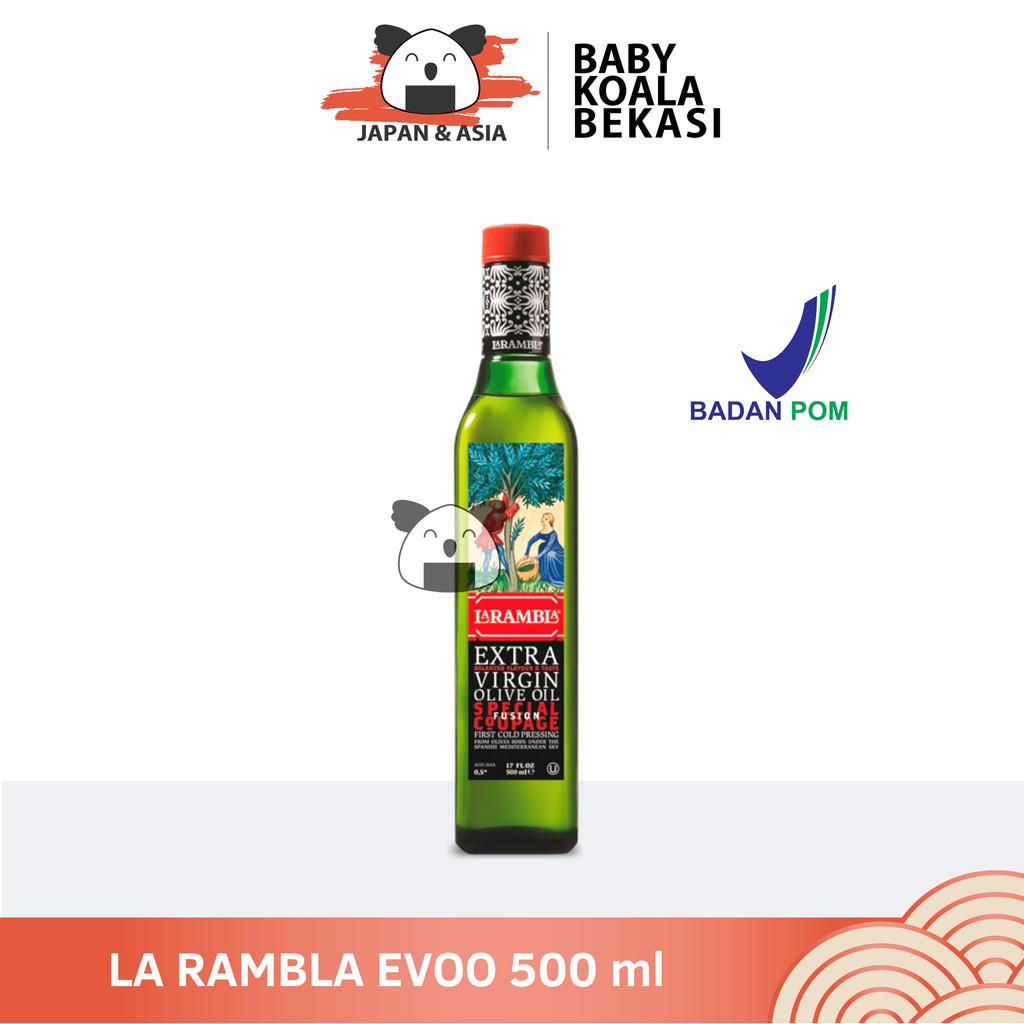 

LA RAMBLA Extra Virgin Olive Oil Minyak Zaitun 500 ml Halal │ EVOO Import Spanyol-BKB