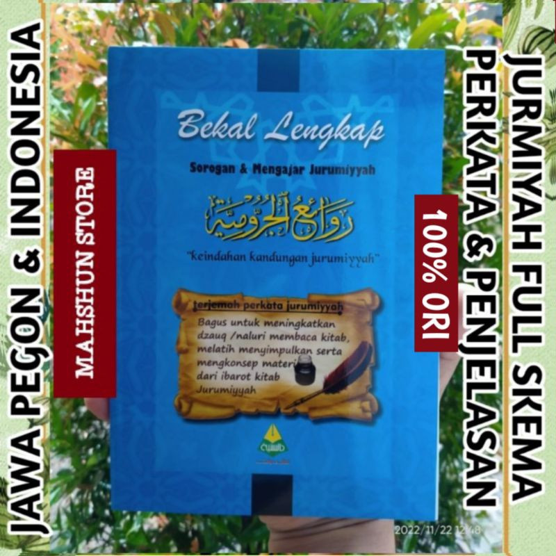 ORIGINAL Terjemah Kitab Jurmiyah Perkata & Penjelasan Narasi & Full Skema Makna Indonesia Jawa Pegon