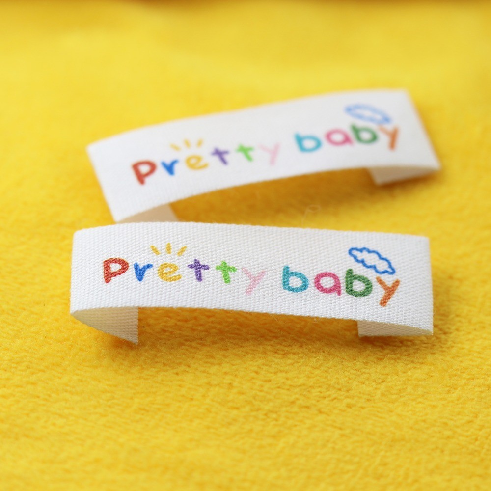 

Custom Sewing labels / Brand labels, Custom Clothing Tags, Cotton Ribbon label, Name label (FR395)