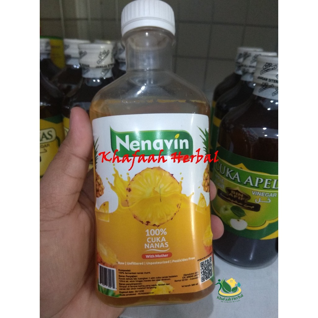 

ENAVIN 300ml Cuka Nanas Bantu Turunkan Gula Darah Tinggi Original BPOM HALAL